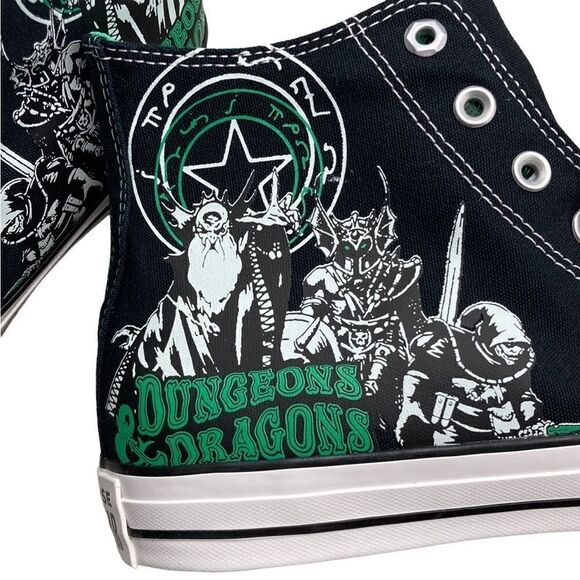 Converse Dungeons & Dragons Limited Edition Chuck Taylor All Star Sneakers 10 - Picture 4 of 15